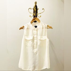 J.Crew Off White Top